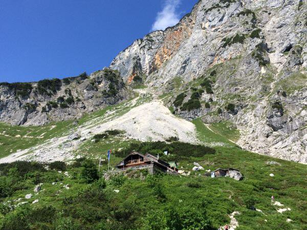 Es ist nicht mehr weit zur Toni Lenz Hütte